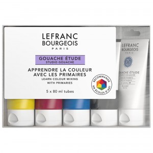 Talens - Tempera Gouache Extrafine Set 5 colori primari - Novara Belle Arti