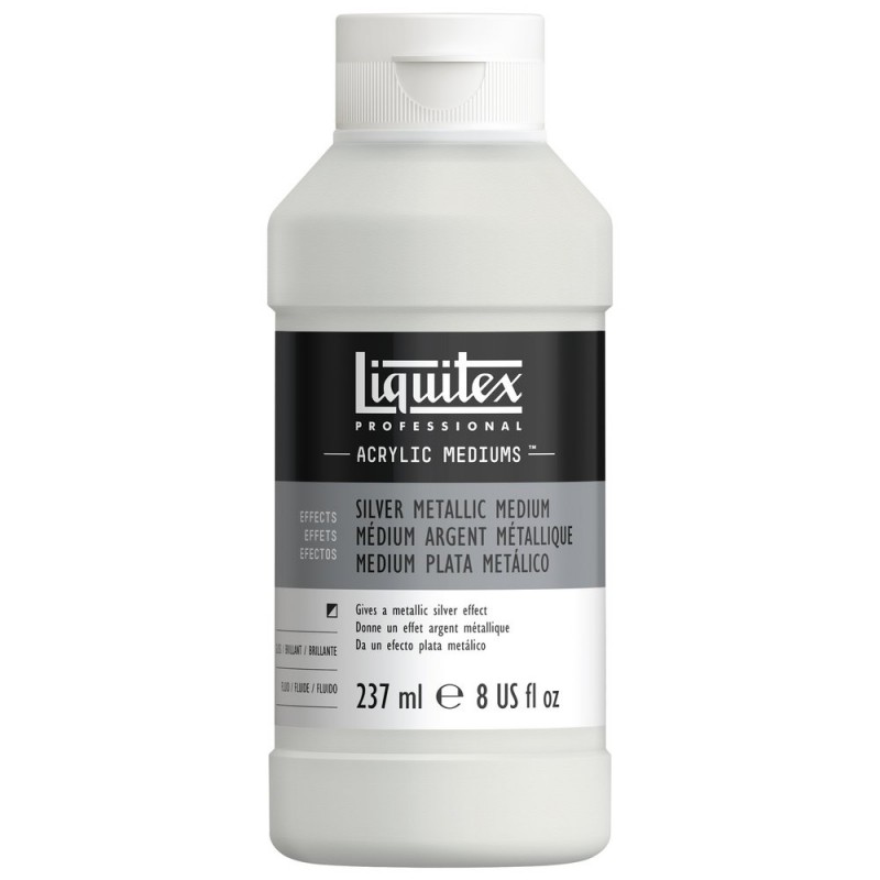 Medium Metallizzato Effetto Argento 237ml. - Liquitex